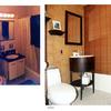 architect Boston MA, before and after,condominium renovation,powder room