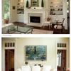 architect Milton MA, custom home, shingle style,living room, built-ins, pocket doors