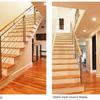 architect Newton MA, addition,second floor addition, renovation, two story entry, steel hand rail