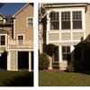 architect Newton MA, addition,renovation, before and after, exterior makeover, details