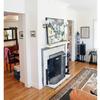 architect Brookline MA, condominium renovation, condominium remodel, living room