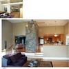 architect Weston MA, interior makeover, before and after, ranch house,living room, custom kitchen